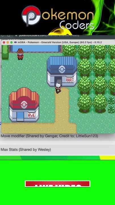 pokemon emerald exp share cheat.